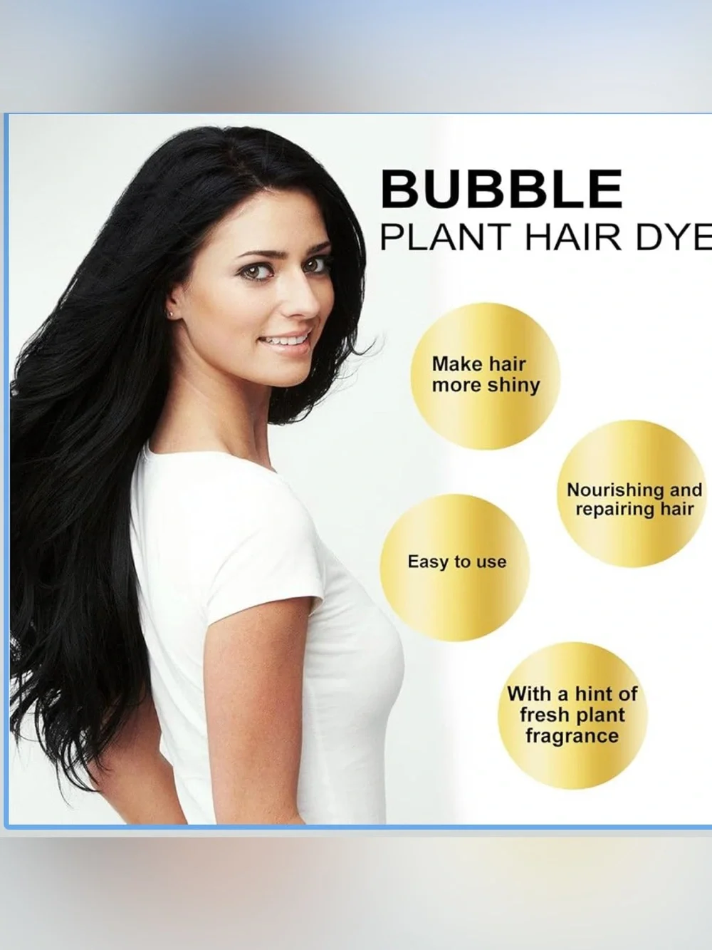 Bubble Plant Hair Dye – Dark Brown